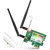 Ubit AC 1200Mbps Wireless WiFi PCIe Card 5GHz/2.4GHz Dual Band PCI Express Network Card with Bluetooth 4.2 and 2×Antenna for