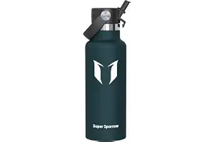 Sparrow Botella Agua Acero Inoxidable 500ml/750ml/1L/1.2L Botella Termica | Cantimplora, Termo Agua, Isotermica, Caliente, Fria, Antifugas, Sin BPA, Lavavajillas, Gimnasio, Gym, Ciclismo, Deportiva