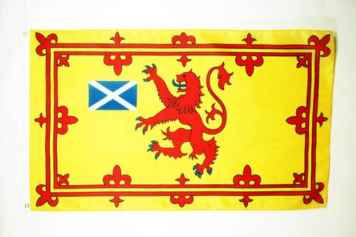 FLAGGE SCHOTTLAND KÖNIGLICH 150x90cm - SCHOTTISCHE FAHNE 90 x 150 cm - flaggen AZ FLAG Top Qualität