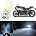 Produktbild 12 V H6 BA20D Motorrad LED COB Scheinwerfer Motorrad Kopf Lampe (1 Stück)