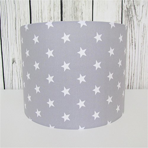 Grey Stars Lampshade