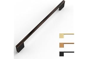9BUILD 10 Pezzi Bronzo Grattugiato A Olio Distanza fori 192mm Maniglie per mobili da cucina maniglie per mobili maniglie cucina Maniglie per Armadio Maniglie per Mobili Moderni Maniglie Armadio EU0035
