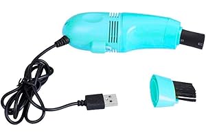 Leikance Mini aspirateur USB pour clavier d'ordinateur et ordinateur portable - Kit de nettoyage de la poussière