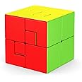 SYOSI Puppet Speed Cube, 3x3 Bandage Magic Cube, Brain Teaser Puzzle Toys, Limited Rotation, Creative New Cube (Version 2)