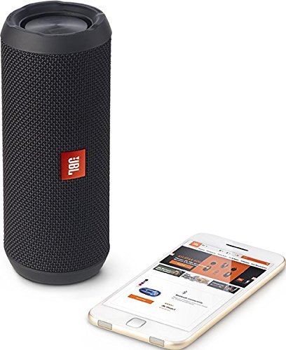 JBL Flip 3 Spritzwasserfester Tragbarer Bluetooth-Lautsprecher mit auÃŸerordentlich Kraftvollem Klang - Sonderausgabe - Schwarz