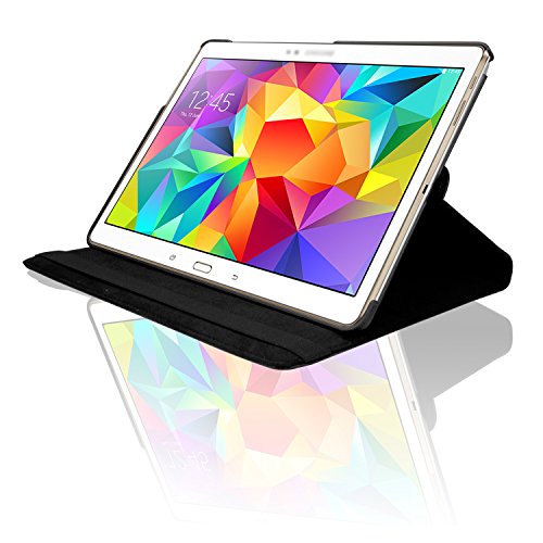 SAVFY® Samsung Galaxy Tab S 10.5 Hülle Ultra Slim 360 Grad Drehung Kunstleder Schutzhülle mit Auto Sleep / Wake up Funktion für Samsung Galaxy Tab S 10.5 Zoll T800 T805 - 3