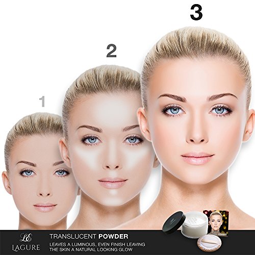 Translucent Powder – Loose Powder 20 gr – Beste Loser Puder mit Premium Gesichtspuder für strahlende Haut – Schritt-für-Schritt Setting Powder Anleitung inbegriffen - 2