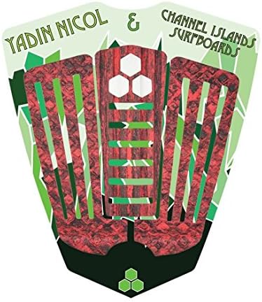 Channel Islands Yadin Nicol surfboard tail pad - Camo Red