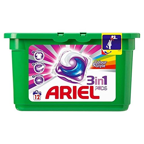 Preisvergleich Produktbild Ariel Bio 3in1 Washing Capsules Colour 12 per pack