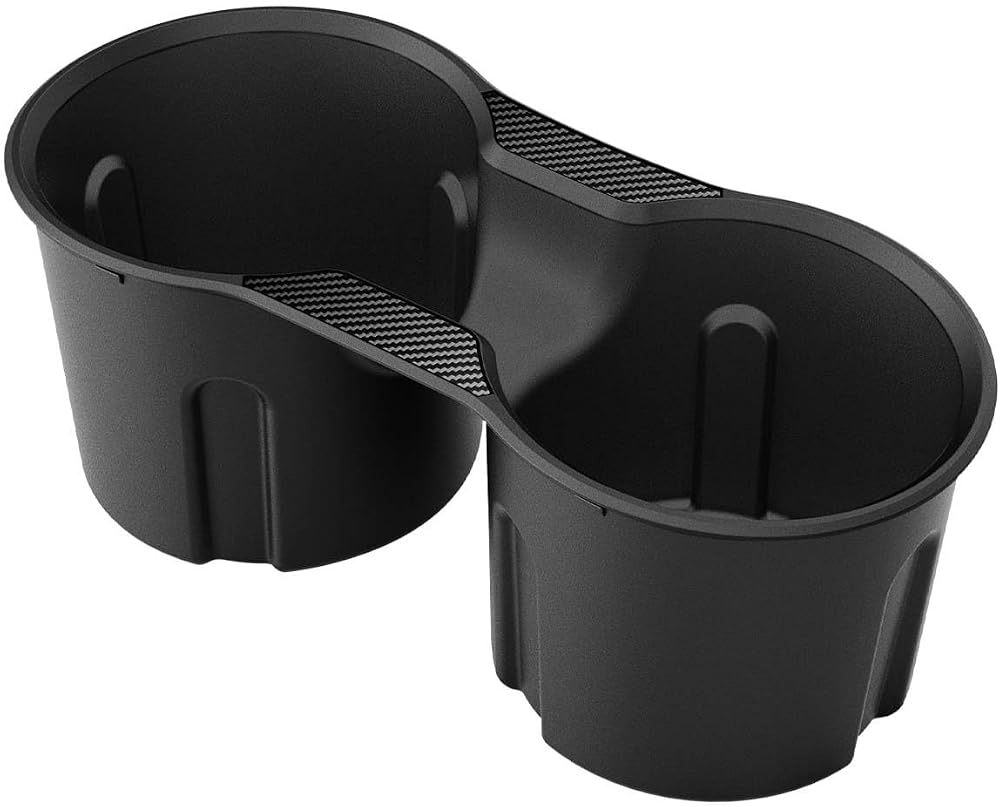 Spigen Tesla Model Y Legacy 2024-2023 Orta Konsol Karbon Bardaklık Tutucu TO211 Black - ACP07107