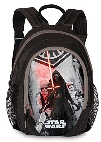 Preisvergleich Produktbild Kinderrucksack - Kinder Rucksack - Star Wars - Kindergartenrucksack - mit Hauptfach und Nebenfach Getränkenetz