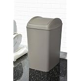 Smartware Soft &Ccedil;&ouml;p Kutusu D&ouml;ner Kapak 5 LT BEJ