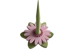 Generisch Monstera Wool Unwinder, Aesthetic Yarn Holder, Gerbera Flowers Wool Ball Holder, Crochet Accessories, Knitting Accessories, Gifts for Women, Grandma and Knitting Lovers