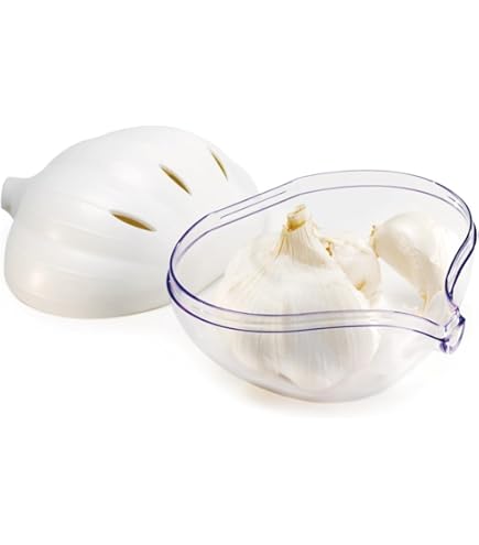 Contenitore Per Aglio In Porcellana - Barattolo Decorato Per Cucina Con Chiusura Ermetica | Capacità 500 Cc - Foto 13