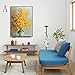 Produktbild ABM Home – Blumen (44 cm x 64 cm/je Rahmen/Einzel-Rahmen), großes Wandbild Rahmen, Vintage-Stil, gerahmt Leinwand, große Poster Wall Art Light Oak A