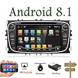5.★ DVD Player 2 Din In-Dash Car, viene fornito con tutti i cavi necessari: plug and play. Adattamento a FORD Mondeo (2007-2011) FORD Focus (2007-2010) FORD S-Max (2008-2011) FORD C-Max (2008-2010) FORD Galaxy (2010-2011). Le luci sono regolabili e puoi far accendere le luci corrispondenti alla tua auto. 8 colori chiari del pannello e combinazione di colori RGB