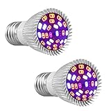 La región de longitud de onda amplia que brilla a través de las bombillas LED ofrece el mejor ambiente para la luz que su planta necesita, esta bombilla de crecimiento ayuda a que sus plantas, flores, hidro, etc. crezcan mejor, la mejor opción para usted