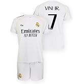 Real Madrid Conjunto Infantil 1a Equipaci&oacute;n 25-26 Camisa Unisex ni&ntilde;os (Pack de 1)