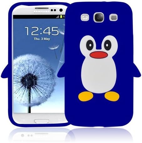 ZAFOORAH® – PENGUIN GEL CASE WITH SCREEN PROTECTOR FOR SAMSUNG GALAXY S3 I9300 (Not Fit Galaxy S3 Mini i8190)