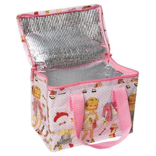 Kühltasche, mit Folie ausgekleidet, recycelter Kunststoff, Püppchen putzt sich heraus - 2