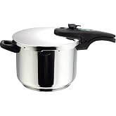 Magefesa Athenas &ndash; Express Fast Cooker 6 L, Stainless Steel 18/10, Suitable for Induction, Thermo-Diffuser Bottom, Healthy Co