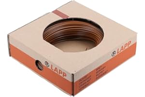 Lapp 4520046 H07V-K 6 mm² Marron 10 m Câble de câblage flexible I Fil simple en PVC I Toron 6 mm² I Câblage