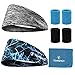 Produktbild TOMSHOO Stirnbänder Sport,Armbänder, Kühlhandtuch, 8 Pcs Fitness Set Sport Schweißband, Stirnband,Headbandszum Laufen, Yoga, Training und Gymnastic