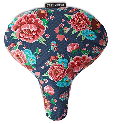 Basil Damen Sattelbezug Bloom, Indigoblau, One Size, 50423
