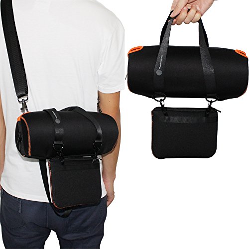 Pushingbest Multifunction Portable Bag Storage Bag Full Protection Case Cover for JBL Xtreme Bluetooth Speaker, Extra Bag Fits Plug and Cables - 4