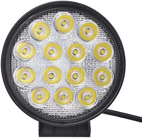 42W 6000K 10-30V DC Daylight LED Work Light Spot Beam Driving Fog Lamp for Off-road Truck Car ATV SUV Jeep Boat VTX-42WA