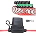 Produktbild 10 STÜCKE Wasserdichte autoversicherung sitz, inline Auto Add-a-Circuit TAP Adapter Kfz-versicherungssitz 12AWG Strip Line Sicherungskastenhalter, kupferdraht