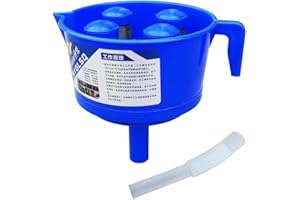 Erpmlyo Funnel Type Oil and Water Separator with Four Filter Elements Diesels Gasoline Filter Fitting Accessories