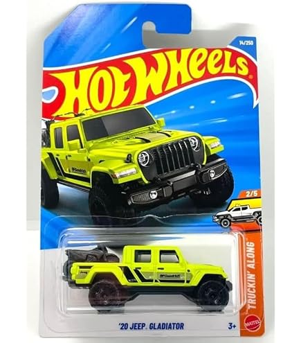 Matchbox Jeep Gladiator Truck, Multicolor, 1:64 Scale, Off Road