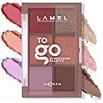 Lamel- To Go Eyeshadow Palette 404-Burgundy |Compact & travel-friendly |Combination of mattes and shimmers |Highly pigmented |Super blendable formula |6gm