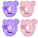 Produktbild Philips Avent Schnuller Soothie // 0-3 Mo & 3+ Mo // Gr. 1 & Gr. 2 // Soothie Bärchenform Girl // 4er Set //
