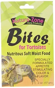 Nature Zone SNZ54660 Melon Flavored Total Bites Soft Moist Food for Tortoise, 2-Ounce