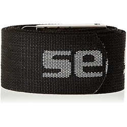 Seac 0990001 Cinturón, Unisex adulto, Negro Gris, L