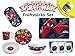 Produktbild Original Spiderman Frühstücksset (2 Teller, Tasse, Müslischale, Gläser, Besteck, Platzdeckchen)