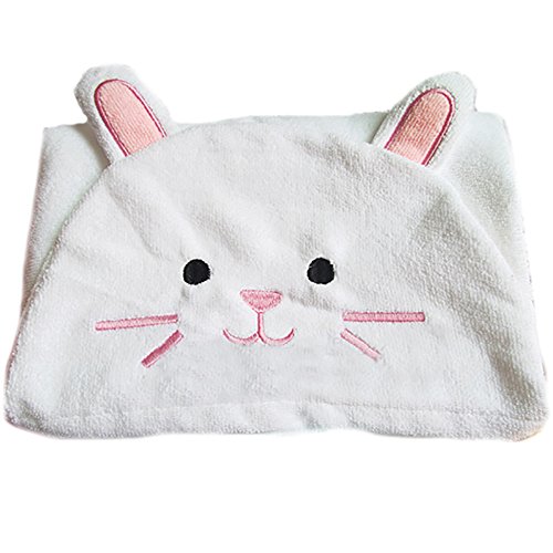 TopTie Microfiber Towel Wraps Poncho, Hooded Bathrobe, Animal Shaped - Cat,S