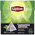 Lipton 4 Boxes Exclusive Collection Japanese Sencha Green Tea 20 Pyramid Tea bags per box