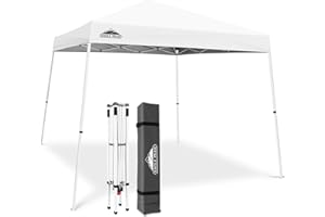 EAGLE PEAK Tente d'auvent escamotable à Pieds inclinés de 3 m x 3 m