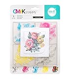 El paquete incluye cuatro sellos que miden 3 "x 3" que funcionan mejor con la CMYK Ink Pad Set
