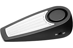 JOGNEE Alarm do drzwi, przenośne urządzenie zabezpieczające, głośność 130 dB, ostrzeżenie o wejściu do podróży, domu