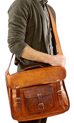 Businesstasche Gusti Leder nature    Finlay 17    Umh  ngetasche Laptoptasche 17 Zoll Vintage Laptoptasche Businesstasche Schultertasche Arbeitstasche