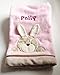 Personalised Deluxe Teddy/ Rabbit Baby Blanket. Luxurious wrap. Great Baby Gift. - Please Write Blanket Choice & Wording Required in the seller message box at checkout