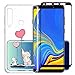 Price comparison product image Laixin Samsung A9 2018 Case, Samsung Galaxy A920 Clear Case Soft TPU Silicone Transparent Anti-Scratch Ultra Slim Cover + free [Tempered Glass Screen Protector], Elephant and Rabbit