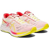 Angenehmer Tragekomfort ASICS Damen Gel-Excite 6 Laufschuhe, Weiß (White/Sour Yuzu 100), 41.5 EU