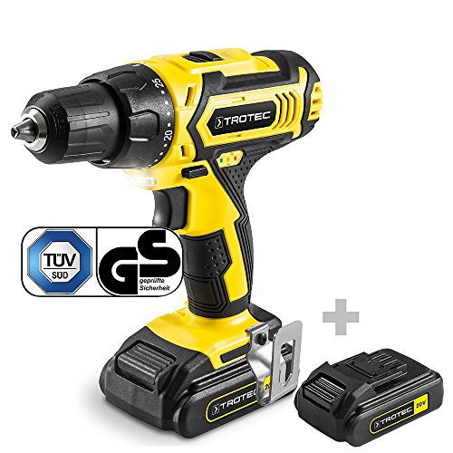 TROTEC Akku-Bohrschrauber PSCS 10-20V inklusive Zusatz-Akku