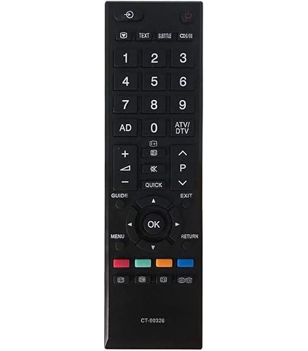 CT-90300 Telecomando di ricambio - VINABTY LCD TV Telecomando per Toshiba 19AV505D 19AV506DG 26AV505 37AV504D 37AV505D 42AV505D 42AV554D 42AV555DG 46XV625D 32AV503D 32AV505 32AV515D 32AV555D 32AV563D