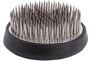 XINSHENG Blumenarrangement Halter Blumenfrosch Edelstahl Pin Frosch Runde Blumenarrangements Blumenfroschhalter Blume Frosch Edelstahl (6cm 1 Stück)